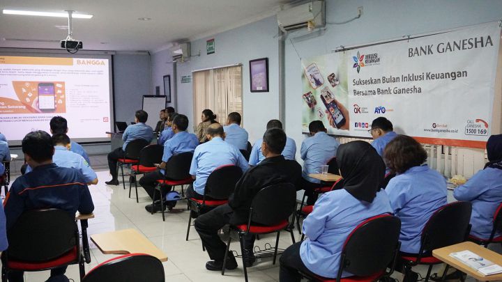 image bank ganesha inklusi keuangan bando sesi